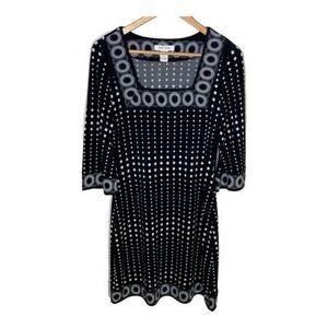 White House Black Market Polka Dot Sheath Dress Size XS